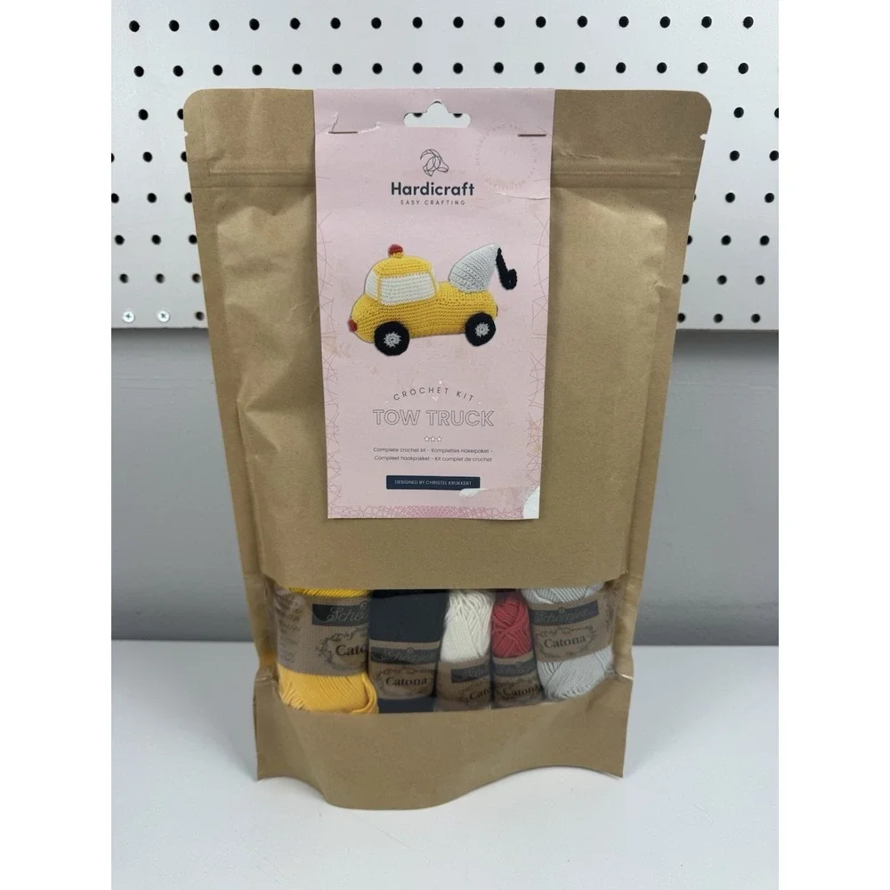 Hardicraft Tow‎ Truck Crochet Kit DIY Amigurumi Scheepjes Catona Yarn